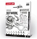 Marķieru komplekts "UNI PIN Dotwork", 10 daļas