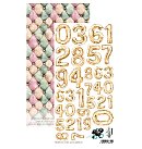 Izgriežami motīvi "Numbers 2, Dreamy Dreams", 15.75x30.5cm, 250g/ m2, 1 loksne