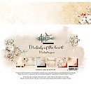 Skrapbukinga papīra kolekcija "Melody of the Heart", 20,3x20,3cm, 190g/ m2, 12 loksnes
