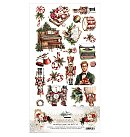 Izgriežamu motīvu komplekts "Wonderful Christmas Time", 15.2x30.5cm, 250g/ m2 (6 loksnes, 6 dizaini)
