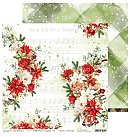 Skrapbukinga papīrs "Christmas Everywhere - 03", divpusējs, 30.5x30.5 cm, 250g/ m2, 1 loksne