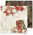 Skrapbukinga papīrs "Christmas Everywhere - 04", divpusējs, 30.5x30.5 cm, 250g/ m2, 1 loksne