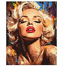 Набор для росписи по номерам "Bright Monroe", холст на подрамнике, 40х50см