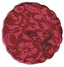 Krūžu paliktņi, D:8cm, 20 gab, bordo