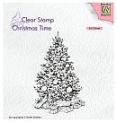 Silikona zīmogs "Christmas Tree", 50x79 mm