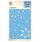 Formu izgriešanas trafarets "Layered Combi Dies: Flowers-3" (Slānis C), 105x148mm