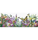 Izšūšanas komplekts krustdūrienā "Irises blooming", 44х16 cm