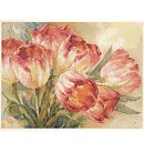 Izšūšanas komplekts krustdūrienā "Tulips", 40x30cm