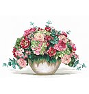 Izšūšanas komplekts krustdūrienā "Bouquet With Hydrangea", 61x41cm