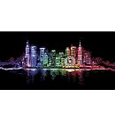 Izšūšanas komplekts krustdūrienā "Night Town", 95x45cm