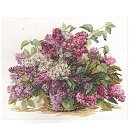 Izšūšanas komplekts krustdūrienā "Lilac", 41x32 cm