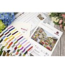 Cross-stitch kit "Fiori Caffes", 52x35cm