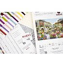 Cross-stitch kit "Fiori Caffes", 52x35cm