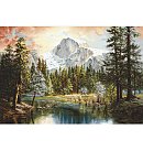 Izšūšanas komplekts krustdūrienā "Nature’s Wonderland", 66x45cm
