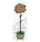 Izšūšanas komplekts krustdūrienā "Roses Tree", 40x93cm