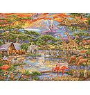 Izšūšanas komplekts krustdūrienā "Wild Africa", 45x34cm