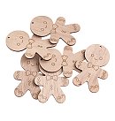 Koka dekors "Gingerbread man", 6gab., ZS