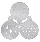 Formu izgriešanas trafaretu komplekts "Openwork Christmas ball", 3 gab., ZS
