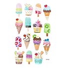 Putu uzlīmes "Ice cream", 15 gab.