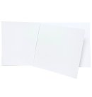 Kartiņas (135x135mm) 250g/ m2, 5 gab., baltas