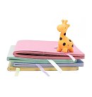 Stitched colored notebook 210x135mm, 80 g/ m2, 50 sheets, 1 pc., assorted colors
