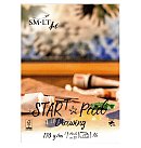 Zīmēšanas papīra bloks "StarT" A6, 170 g/ m2, 20 lapas