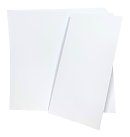 Kartiņas (105x210mm) 250g/ m2, 5 gab., baltas