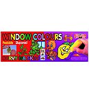 Vitrāžu plēvīšu krāsu komplekts "Window colours", 22ml x 9 krāsas, melns konturs 40 ml 1 gab.
