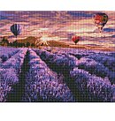 Набор алмазной мозаики "Blooming lavender", холст на подрамнике, 40х50cm
