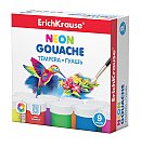 Guaša krāsu komplekts bērniem ErichKrause® "Neon", 9 x 20ml