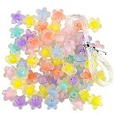 Pērlītes rokdarbiem "Flowers" akrila d.7mm 25g.