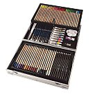 SIMPLY mākslinieciskais komplekts "Complete Art easel studio set", 122 daļas