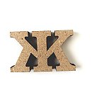 MDF burts "Ж", H:3cm