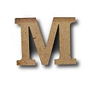 MDF burts "М", H:3cm