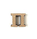 MDF burts "П", H:3cm
