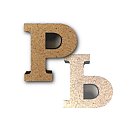 MDF burts "Р/ Ь", H:3cm