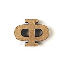 MDF burts "Ф", H:3cm