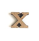 MDF burts "Х", H:3cm