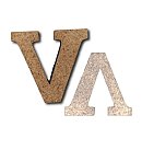 MDF burts "V/ Л", H:3cm