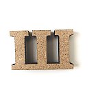 MDF burts "Ш", H:3cm