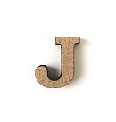 MDF burts "J", H:3cm