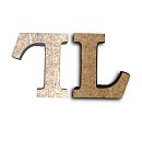 MDF burts "L/ Г", H:3cm