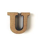 MDF burts "U", H:3cm