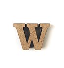 МДФ буква "W", H:3см