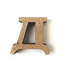 MDF burts "Д", H:3cm