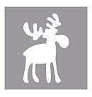 Motīvu caurumotājs "Elk", D:3.81cm, papīram līdz 200g/ m2, ZS