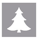 Motīvu caurumotājs "Fir tree", D:5.08cm, papīram līdz 200g/ m2