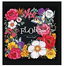Krāsojamā grāmata FRESH "Flora" 160*160mm, (dizains 23381), 24lp, melns fons