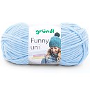 Dzija "Funny Uni", 100% poliesters, 100g, 120m, gaiši zila #03