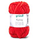 Dzija "Funny Mini", 100% poliesters, 15g, 18m, sarkana #14